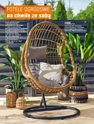 Gazetka promocyjna Obi - Gazetka OBI - Gazetka - ważna od 30.04 do 30.04.2023 - strona 26 - produkty: Hiacynt, Martini, Kosz, Dove, Lampion, Fotel