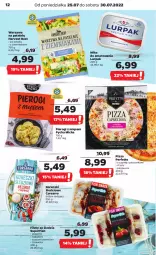 Gazetka promocyjna Netto - Artykuły spożywcze - Gazetka - ważna od 30.07 do 30.07.2022 - strona 12 - produkty: Piec, Pierogi, Warzywa, Ser, Pizza, Pieczarka, Koreczki śledziowe, Lurpak, Suszone pomidory, Pomidory