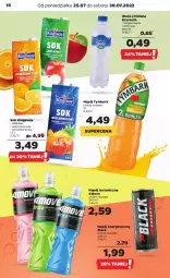 Gazetka promocyjna Netto - Artykuły spożywcze - Gazetka - ważna od 30.07 do 30.07.2022 - strona 16 - produkty: Sok, Napój energetyczny, Lack, LANA, Napój izotoniczny, Tymbark, Woda, Napój