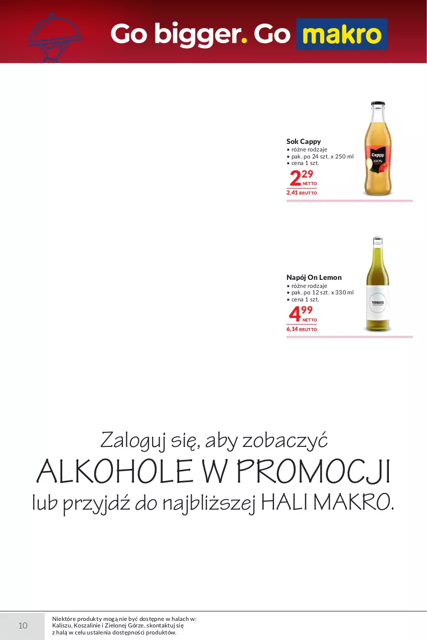 Gazetka promocyjna Makro - Oferta dla gastronomii - ważna 01.09 do 14.09.2026 - strona 10 - produkty: Alkohole, Cappy, Captain Morgan, Dell, Gin, JBL, Kosz, Książęce, Monte, Mus, Napój, Piwo, Prosecco, Rum, Sok, Szal, Wino, Wino musujące, Wódka