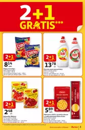 Gazetka promocyjna Auchan - TAK SMAKUJE LATO Moje - Gazetka - ważna od 18.06 do 18.06.2025 - strona 3 - produkty: Makaron, Rum, Do mycia naczyń, Winiary, Chipsy, Płyn do mycia naczyń, Galaretka, Crunchips, Fairy, Płyn do mycia, Gala, Fa