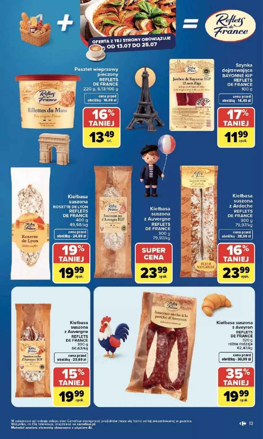 Gazetka promocyjna Carrefour - Gazetka Carrefour, Market w SUMIE najlepszy, od poniedziałku - ważna 13.07 do 18.07.2026 - strona 15 - produkty: Kiełbasa