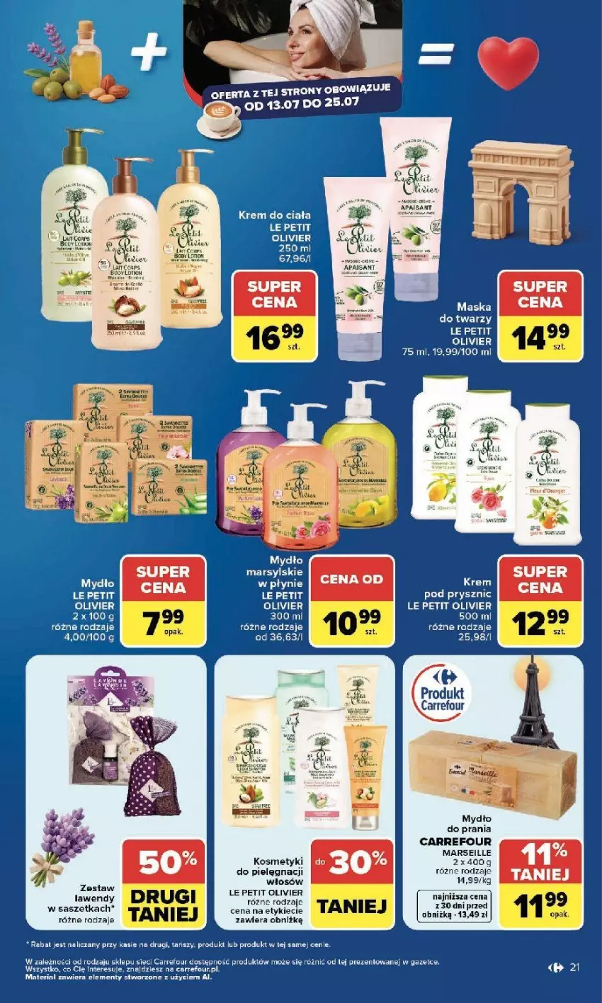 Gazetka promocyjna Carrefour - Gazetka Carrefour, Market w SUMIE najlepszy, od poniedziałku - ważna 13.07 do 18.07.2026 - strona 23 - produkty: Fa, Kosmetyki do pielęgnacji, Mars, Maska, Maska do twarzy, Olej