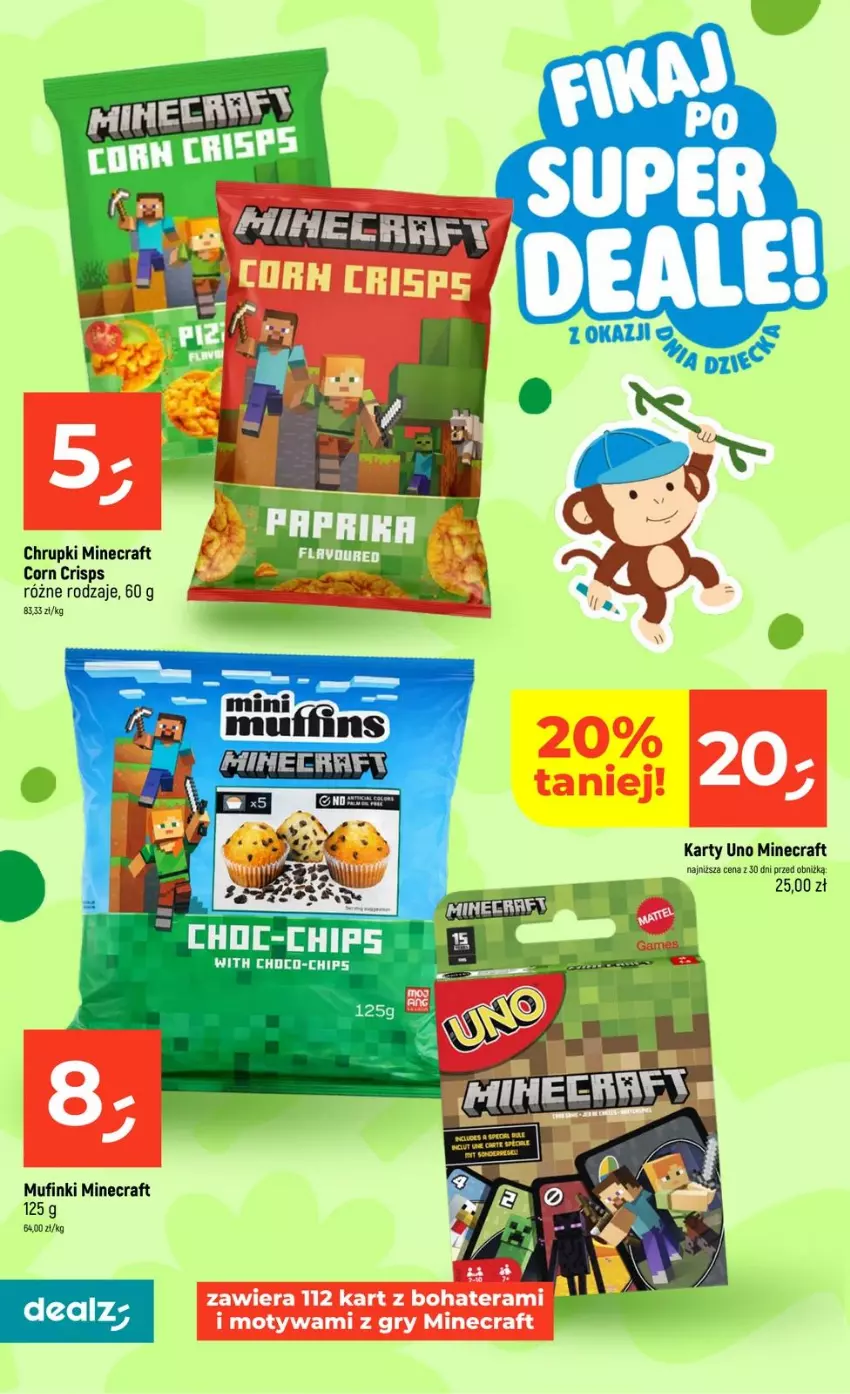 Gazetka promocyjna Dealz - NOWA GAZETKA - ważna 21.05 do 27.05.2026 - strona 20 - produkty: Chrupki, Fa, Minecraft