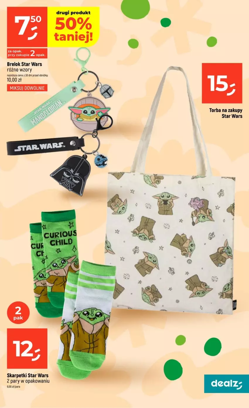 Gazetka promocyjna Dealz - NOWA GAZETKA - ważna 21.05 do 27.05.2026 - strona 23 - produkty: Karp, Skarpetki, Star Wars, Torba, Torba na zakupy