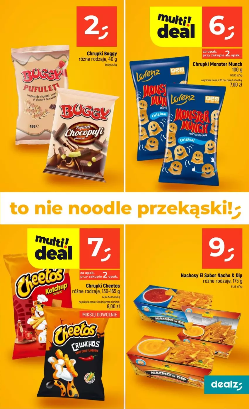 Gazetka promocyjna Dealz - NOWA GAZETKA - ważna 21.05 do 27.05.2026 - strona 25 - produkty: Cheetos, Chrupki, Monster Munch