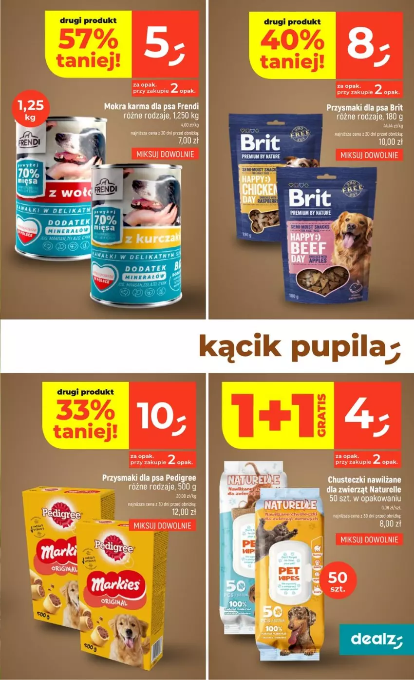 Gazetka promocyjna Dealz - NOWA GAZETKA - ważna 21.05 do 27.05.2026 - strona 39 - produkty: Brit, Chusteczki, Fa, Fotel, Gin, Naturell, Przysmaki