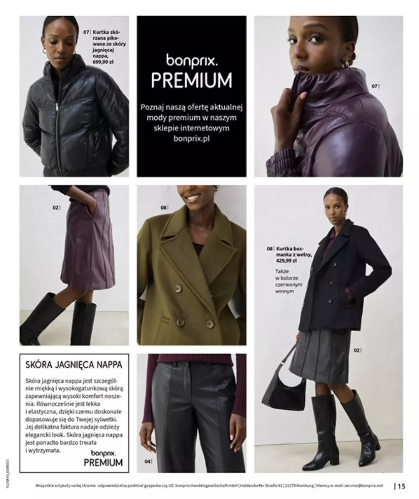 Gazetka promocyjna Bonprix - W JESIENNYM NASTROJU - ważna 04.11 do 08.12.2025 - strona 17 - produkty: Fa, Kurtka, Ser, Sok
