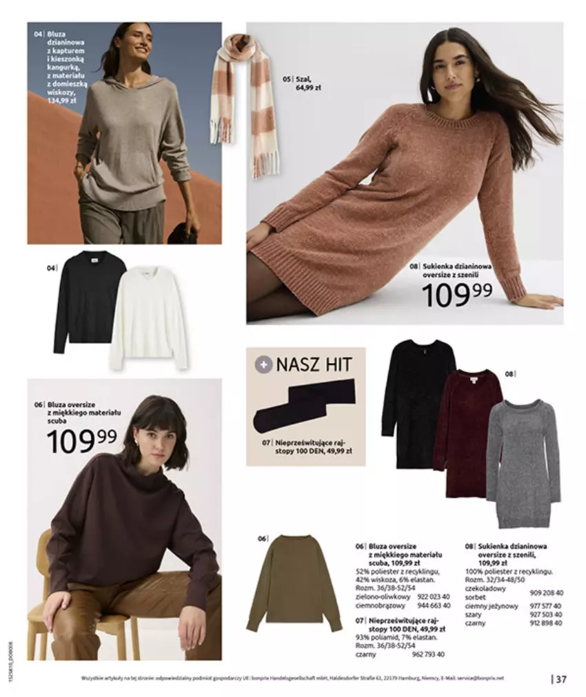 Gazetka promocyjna Bonprix - W JESIENNYM NASTROJU - ważna 04.11 do 08.12.2025 - strona 39 - produkty: Gra, Inka, STP, Sukienka, Top