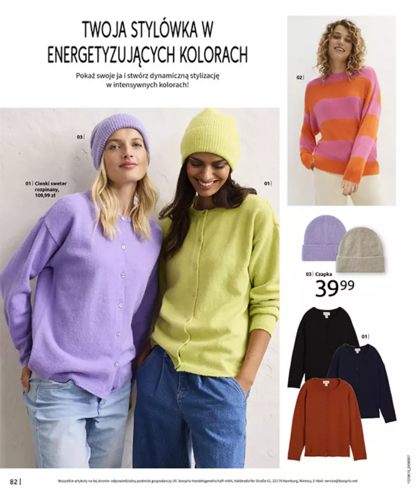 Gazetka promocyjna Bonprix - W JESIENNYM NASTROJU - ważna 04.11 do 08.12.2025 - strona 84 - produkty: Fa, Gra, Por