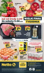 Gazetka promocyjna Netto - Gazetka spożywcza - Gazetka - ważna od 05.06 do 05.06.2021 - strona 20 - produkty: Piwa, Piwo, Piec, Polędwica, Gra, Pstrąg tęczowy, Jaja, Tyskie, Lipton, Pstrąg, Tuńczyk, Herbata, Rzodkiewka