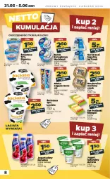 Gazetka promocyjna Netto - Gazetka spożywcza - Gazetka - ważna od 05.06 do 05.06.2021 - strona 8 - produkty: Jogurt naturalny, Ser, Smakowita, Piątnica, Jogurt, Activia, Serek kanapkowy, Serek, Podlaski, Hochland, NaTurek, Mleko zagęszczone, Jogurt pitny, Mleko