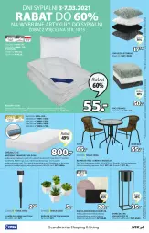 Gazetka promocyjna Jysk - Oferta tygodnia - Gazetka - ważna od 16.03 do 16.03.2021 - strona 17 - produkty: Koc, Kołdra, Mata łazienkowa, Stół, Materac, Tera, Doniczka na rośliny, Roślina sztuczna, Krzesło, Poduszka, Materac piankowy, Lampa, Kokos, Fa