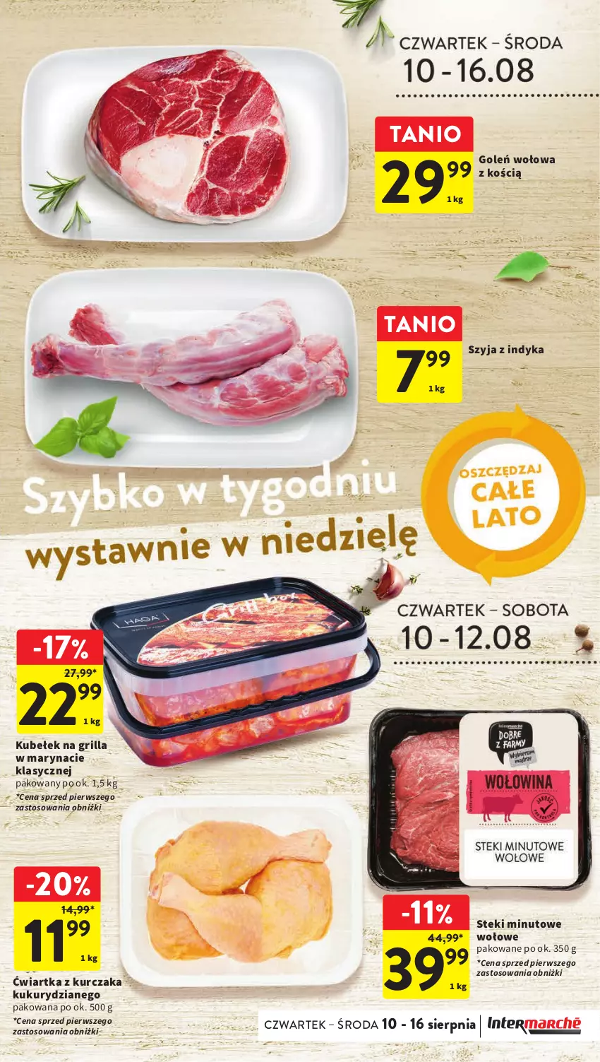 Gazetka promocyjna Intermarche - Gazetka Intermarche - ważna 10.08 do 16.08.2023 - strona 17 - produkty: Grill, Kurczak, Stek