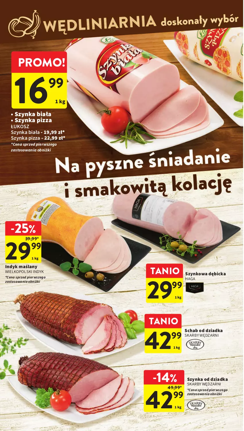 Gazetka promocyjna Intermarche - Gazetka Intermarche - ważna 10.08 do 16.08.2023 - strona 18 - produkty: BIC, Kosz, Pizza, Szynka, Szynka biała