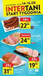 Gazetka promocyjna Intermarche - Gazetka Intermarche - Gazetka - ważna od 16.08 do 16.08.2023 - strona 38 - produkty: Piec, Polędwica, Krakus, Gra, Schab Benedykta, Madej Wróbel, Duda, Szynka, Schab pieczony, Kiełbasa