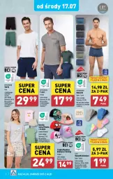 Gazetka promocyjna Aldi - Artykuły przemysłowe i tekstylia - Gazetka - ważna od 28.07 do 28.07.2024 - strona 8 - produkty: Ser, Koszula nocna, Szorty, Karp, Kosz, Czapka, T-shirt, Skarpetki, Koszula, Dzieci, Bokserki, Piżama, Fa