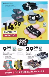 Gazetka promocyjna Biedronka - Okazje tygodnia - Gazetka - ważna od 12.06 do 12.06.2021 - strona 12 - produkty: Klapki, Karp, Skarpetki, Dzieci, Trampki