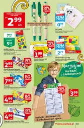 Gazetka promocyjna Auchan - Rysuje się porządek na biurku Hipermarkety - Gazetka - ważna od 18.08 do 18.08.2021 - strona 11 - produkty: Noż, Mus, Nożyczki, Papier, Długopis, Klej, Tusz, Plastelina