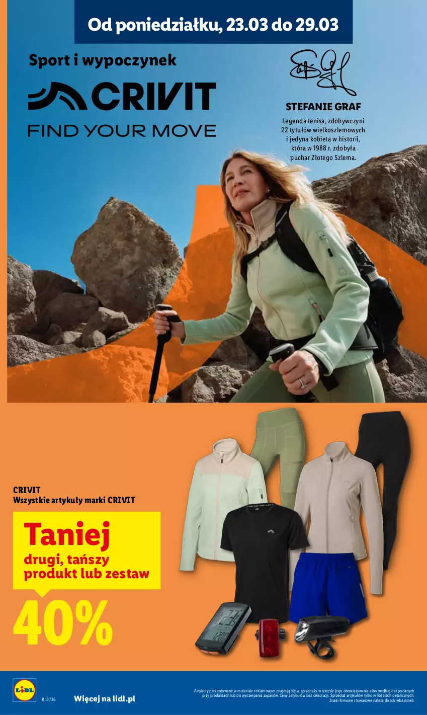 Gazetka promocyjna Lidl - Katalog ważny od 23.03 - ważna 23.03 do 29.03.2026 - strona 32 - produkty: Fa, Gra, Kosz, Por, Sport