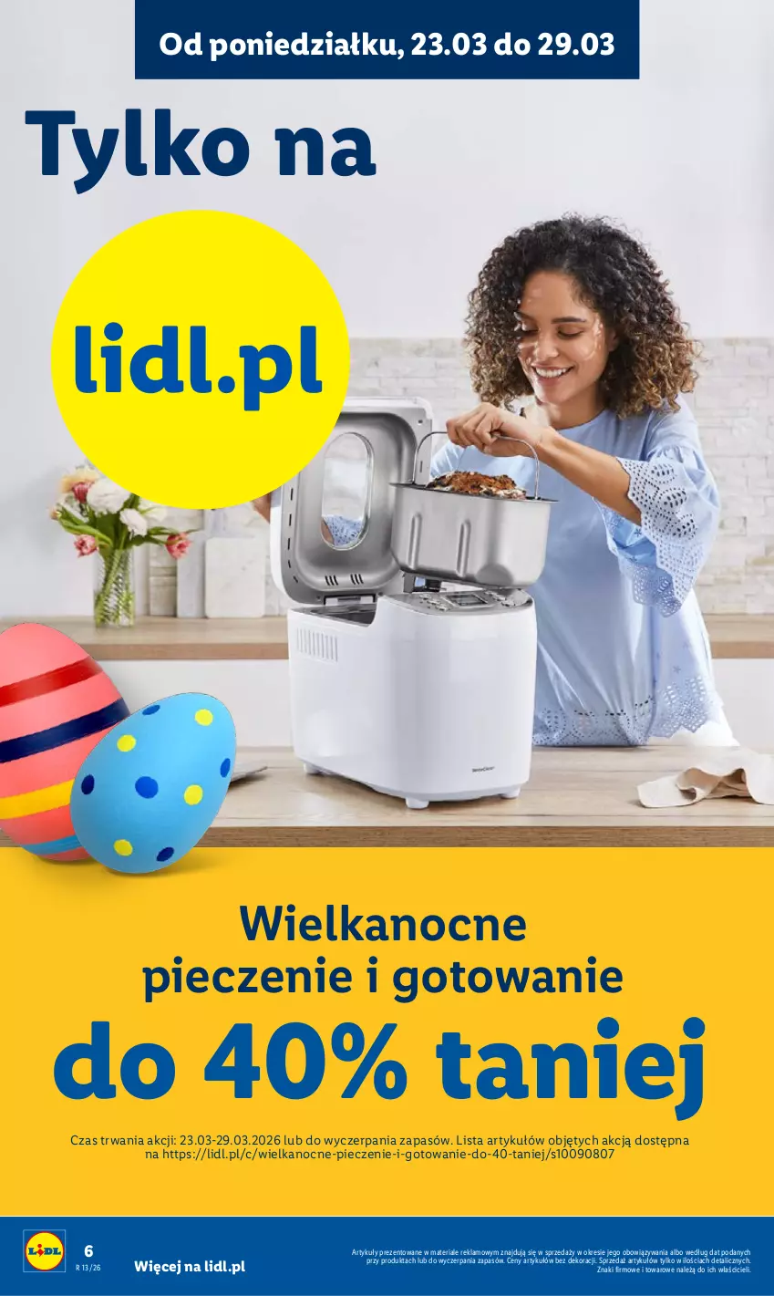 Gazetka promocyjna Lidl - Katalog ważny od 23.03 - ważna 23.03 do 29.03.2026 - strona 6 - produkty: Piec