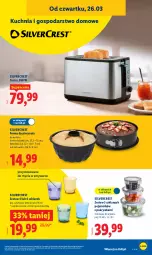 Gazetka promocyjna Lidl - Katalog ważny od 23.03 - Gazetka - ważna od 29.03 do 29.03.2026 - strona 33 - produkty: Piec, Silvercrest, Tortownica, Kuchnia, Pojemnik, Toster, Forma do pieczenia, Keksówka