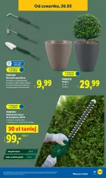 Gazetka promocyjna Lidl - Katalog ważny od 23.03 - Gazetka - ważna od 29.03 do 29.03.2026 - strona 47 - produkty: Parkside, Noż, Gra, Nożyce, Regał