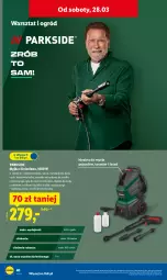 Gazetka promocyjna Lidl - Katalog ważny od 23.03 - Gazetka - ważna od 29.03 do 29.03.2026 - strona 50 - produkty: Parkside, Sok, Koc, Pojazd, Pistolet, Ogród, Myjka ciśnieniowa, Fa