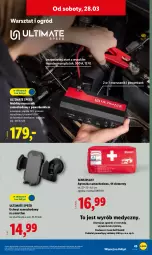 Gazetka promocyjna Lidl - Katalog ważny od 23.03 - Gazetka - ważna od 29.03 do 29.03.2026 - strona 55 - produkty: Sok, Telefon, Przewód, Apteczka samochodowa, Tablet, Powerbank, Ogród, Smartfon, Mobil
