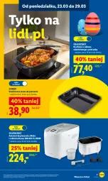 Gazetka promocyjna Lidl - Katalog ważny od 23.03 - Gazetka - ważna od 29.03 do 29.03.2026 - strona 7 - produkty: Piec, Silvercrest, Automat do pieczenia chleba, Dżem, Forma do pieczenia, Chleb, Fa