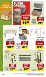 Gazetka promocyjna Carrefour - Gazetka Łap super okazje od poniedziałku! - Gazetka - ważna od 14.03 do 14.03.2026 - strona 12 - produkty: Puf, Buty, Stojak, Stolik, Ręcznik, Taboret, Półka, Dzieci, Aksam, Stojak na buty