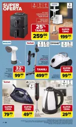 Gazetka promocyjna Carrefour - Gazetka Łap super okazje od poniedziałku! - Gazetka - ważna od 14.03 do 14.03.2026 - strona 20 - produkty: Piec, Odkurzacz, Por, Philips, Blender ręczny, Blender, Czajnik, Tefal, Fa