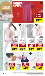 Gazetka promocyjna Carrefour - Gazetka Łap super okazje od poniedziałku! - Gazetka - ważna od 14.03 do 14.03.2026 - strona 6 - produkty: Kapcie, Koszula nocna, Biustonosz, Kosz, Koszula, Figi, Piżama