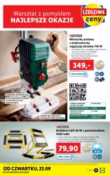 Gazetka promocyjna Lidl - GAZETKA - Gazetka - ważna od 26.09 do 26.09.2021 - strona 21 - produkty: Ser, Por, Gra, Wiertarka, Reflektor LED, Tarka, Reflektor, Powerbank