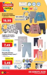 Gazetka promocyjna Lidl - GAZETKA - Gazetka - ważna od 26.09 do 26.09.2021 - strona 38 - produkty: Sok, Gin, Karp, Kosz, Skarpetki, Koszulka, Legginsy, Dzieci, Spodnie, Control