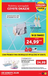 Gazetka promocyjna Lidl - GAZETKA - Gazetka - ważna od 26.09 do 26.09.2021 - strona 41 - produkty: Por, Suszarka, Suszarka na pranie