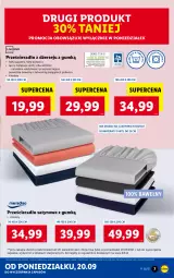 Gazetka promocyjna Lidl - GAZETKA - Gazetka - ważna od 26.09 do 26.09.2021 - strona 7 - produkty: Materac, Prześcieradło, Tera
