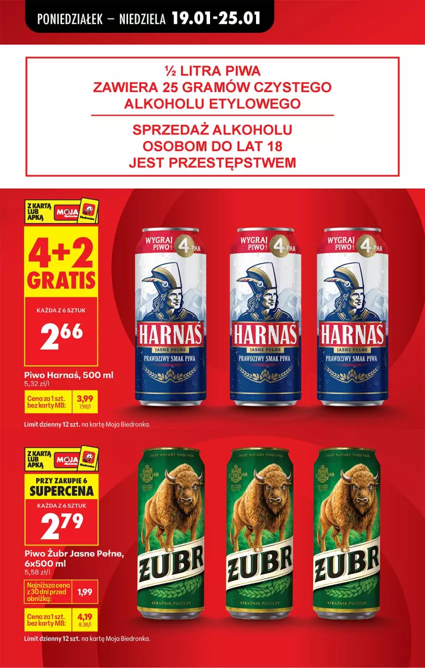 Gazetka promocyjna Biedronka - Gazetka - ważna 19.01 do 26.01.2026 - strona 11 - produkty: Fa, Piwa