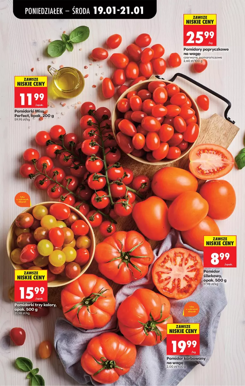 Gazetka promocyjna Biedronka - Gazetka - ważna 19.01 do 26.01.2026 - strona 32 - produkty: Pomidorki, Pomidory