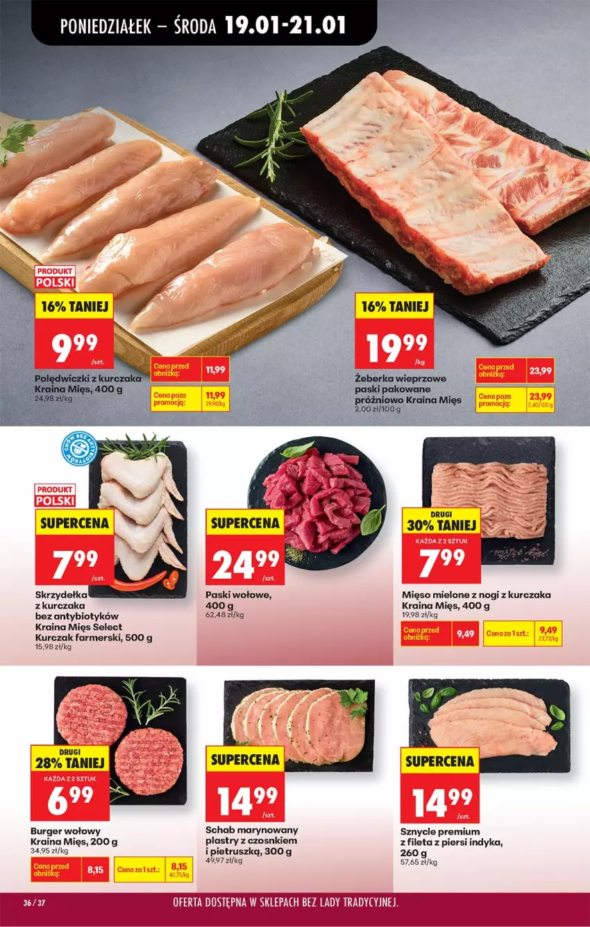 Gazetka promocyjna Biedronka - Gazetka - ważna 19.01 do 26.01.2026 - strona 42 - produkty: Burger, Fa, Kurczak, Mięso, Mięso mielone