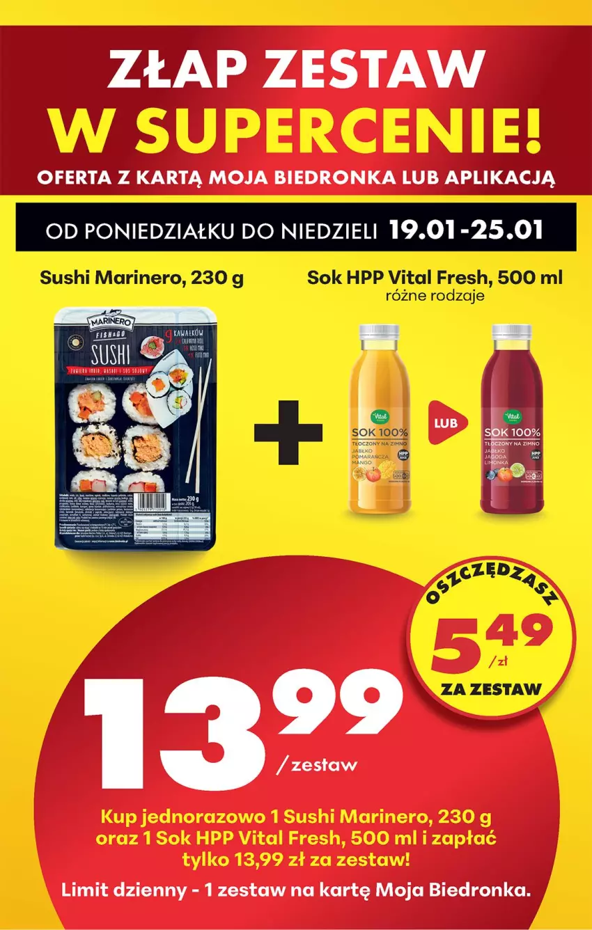 Gazetka promocyjna Biedronka - Gazetka - ważna 19.01 do 26.01.2026 - strona 79 - produkty: HP, Sok
