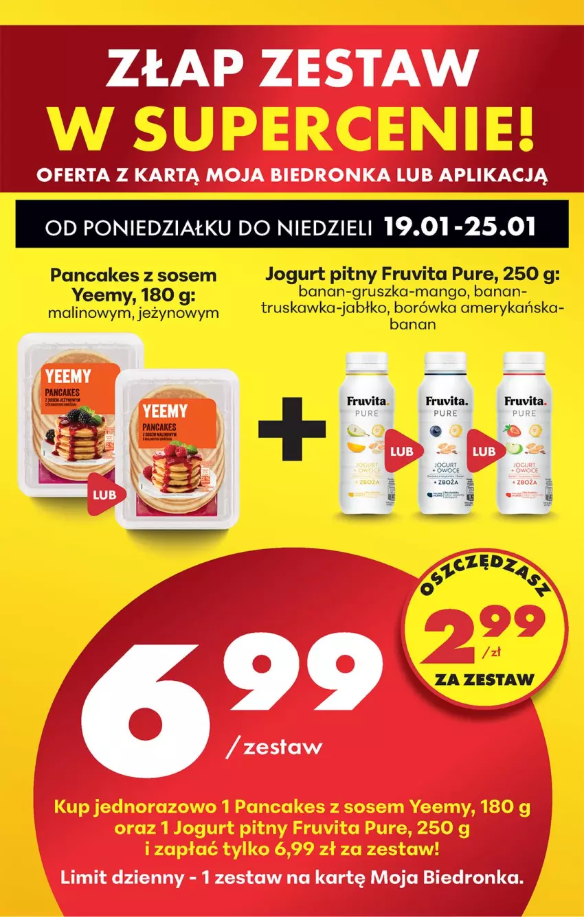 Gazetka promocyjna Biedronka - Gazetka - ważna 19.01 do 26.01.2026 - strona 80 - produkty: Borówka, Borówka amerykańska, Jogurt, Jogurt pitny, Mango, Pur, Sos