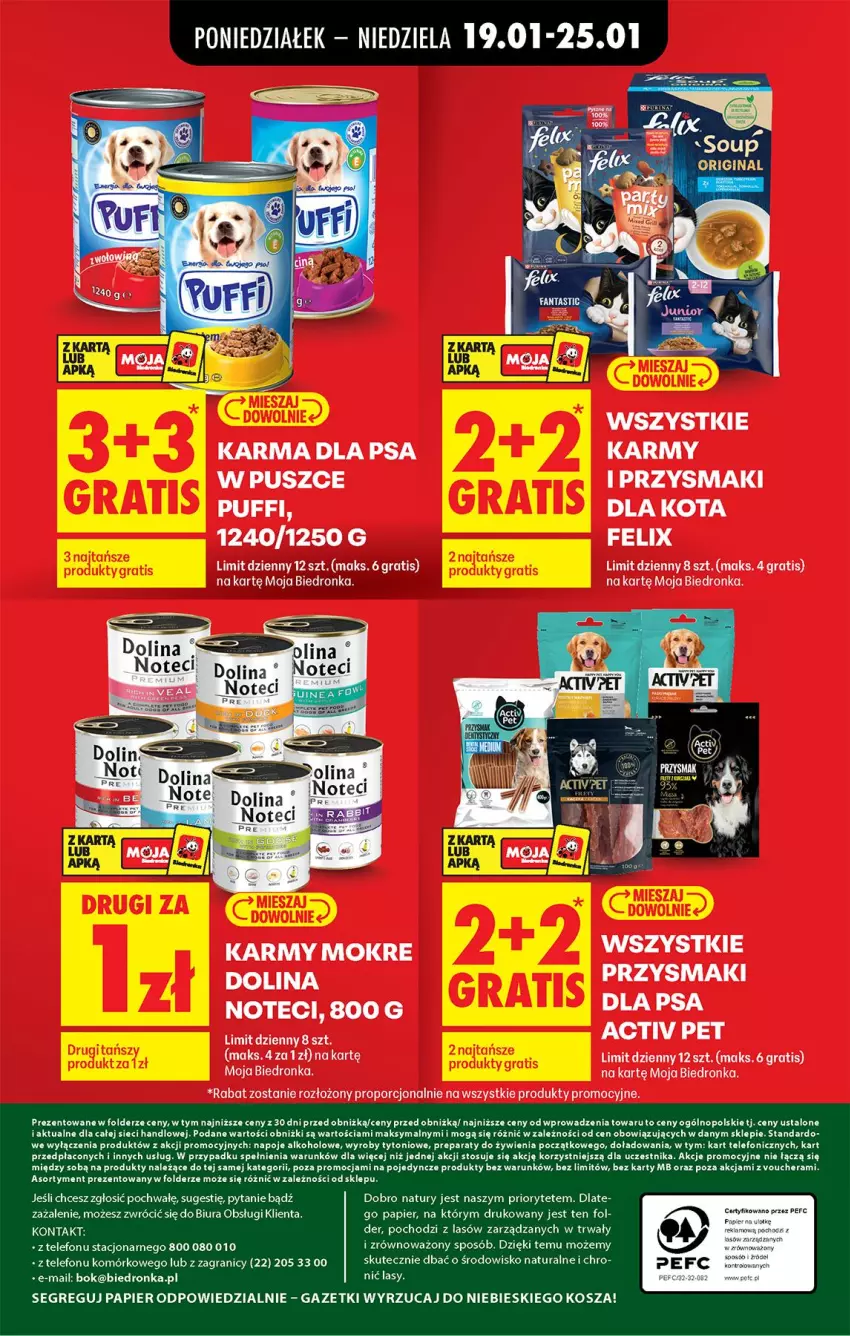 Gazetka promocyjna Biedronka - Gazetka - ważna 19.01 do 26.01.2026 - strona 82 - produkty: Felix, Gra, Kosz, Napoje, Papier, Por, Przysmaki, Puf, Telefon