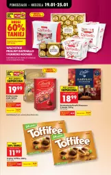 Gazetka promocyjna Biedronka - Gazetka - Gazetka - ważna od 26.01 do 26.01.2026 - strona 19 - produkty: Praliny, Lindor, Mola, Toffifee, Ferrero, Lindt, Baryłki