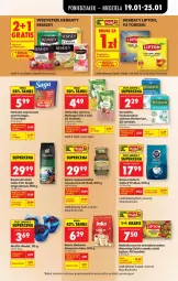 Gazetka promocyjna Biedronka - Gazetka - Gazetka - ważna od 26.01 do 26.01.2026 - strona 59 - produkty: Kawa rozpuszczalna, Por, Mus, Gin, Gra, Inka, Kawa zbożowa, Kawa ziarnista, Saga, Kawa mielona, Kawa, Herbata czarna, Maliny, Lipton, Jacobs, Herbata, Herbapol
