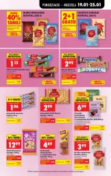 Gazetka promocyjna Biedronka - Gazetka - Gazetka - ważna od 26.01 do 26.01.2026 - strona 61 - produkty: Ciastka, Ser, Por, Gra, Herbatniki Petit Beurre, Orzeszki, Bounty, Bonitki, Twix, Snickers, Wafle, Herbatniki, Rurki, Rodzynki, Baton, Deser, Kakao