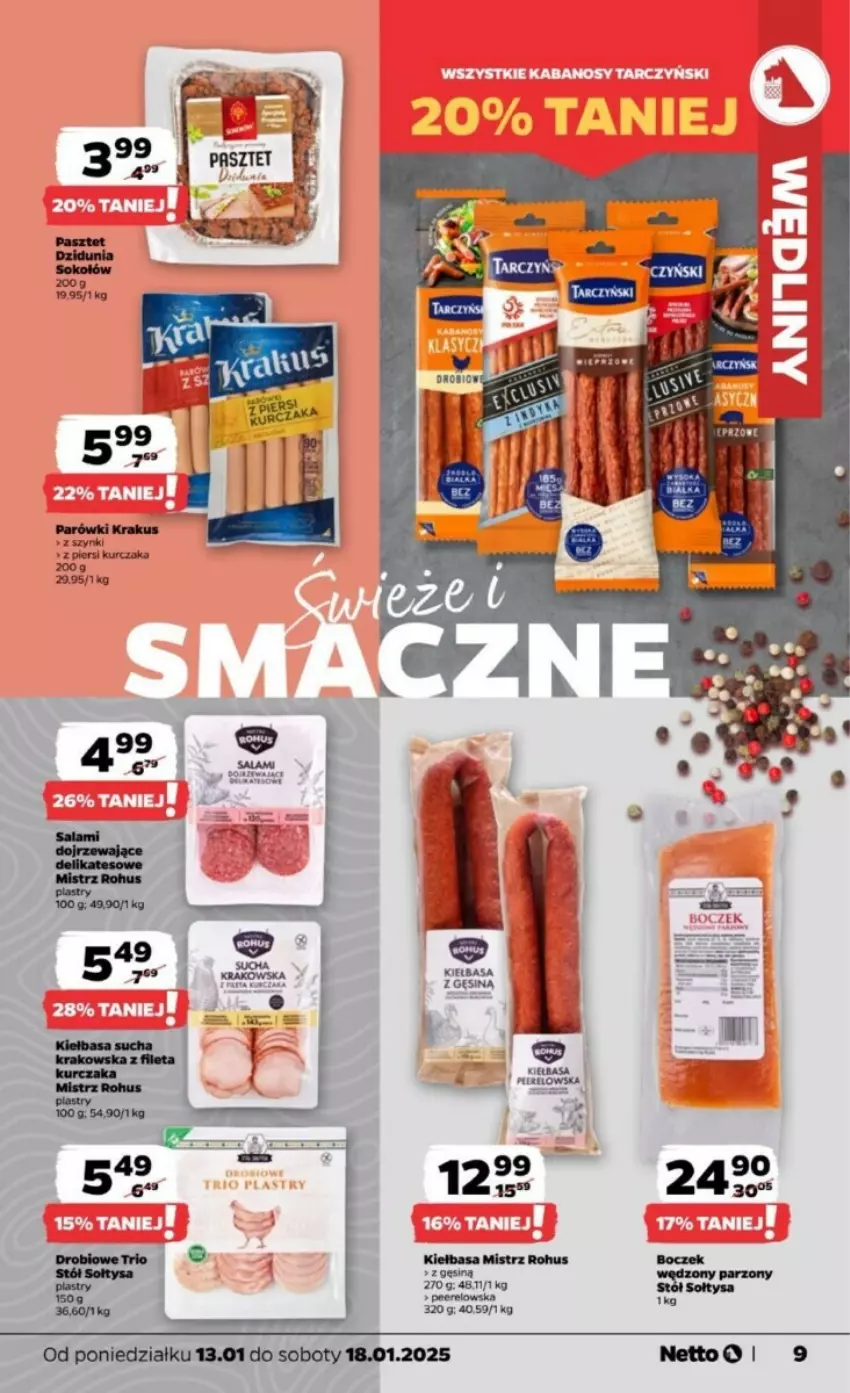 Gazetka promocyjna Netto - ważna 13.01 do 18.01.2025 - strona 26 - produkty: Kiełbasa, Kurczak