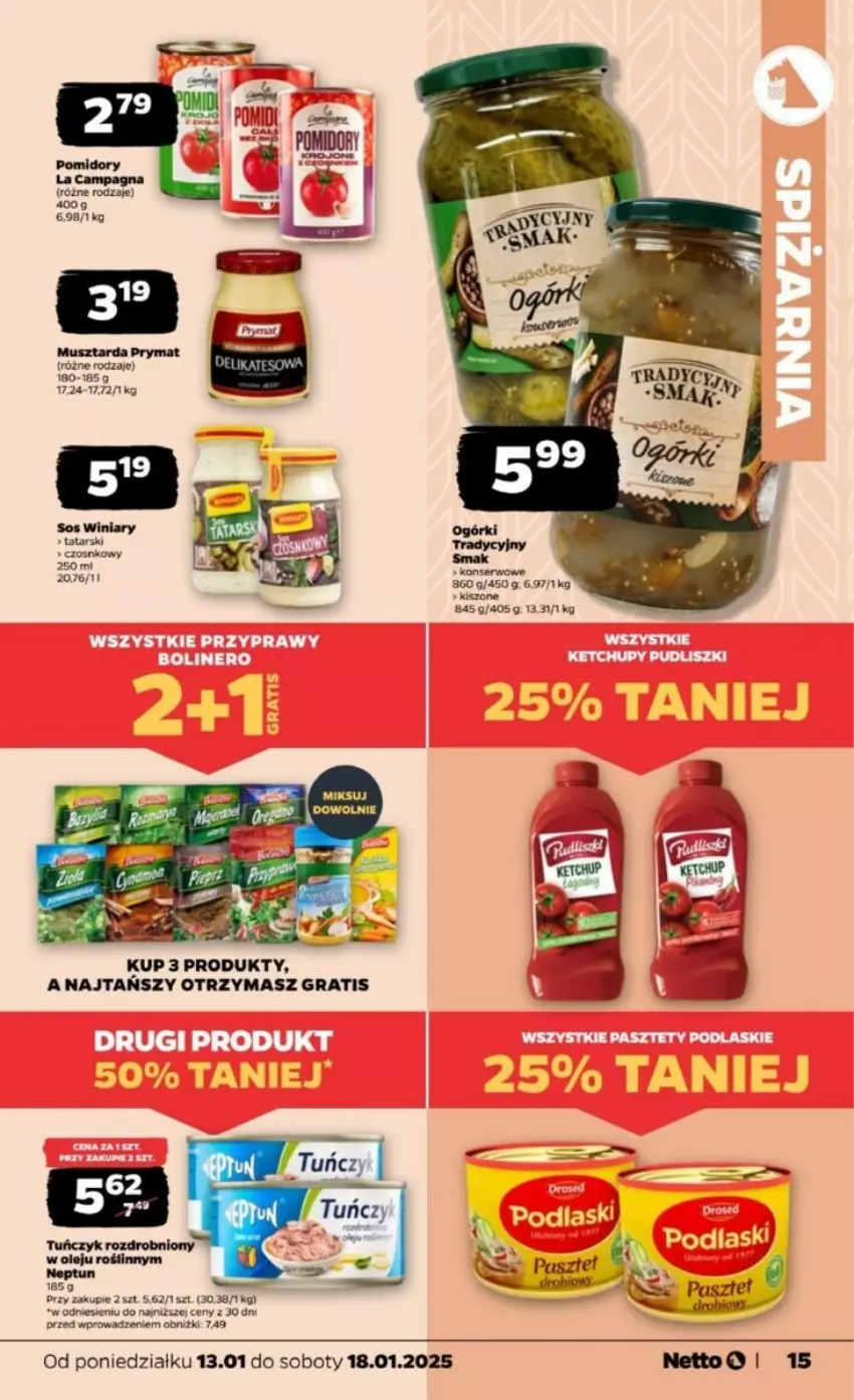 Gazetka promocyjna Netto - ważna 13.01 do 18.01.2025 - strona 7 - produkty: Gra, Mus, Musztarda, Prymat, Sos, Winiary