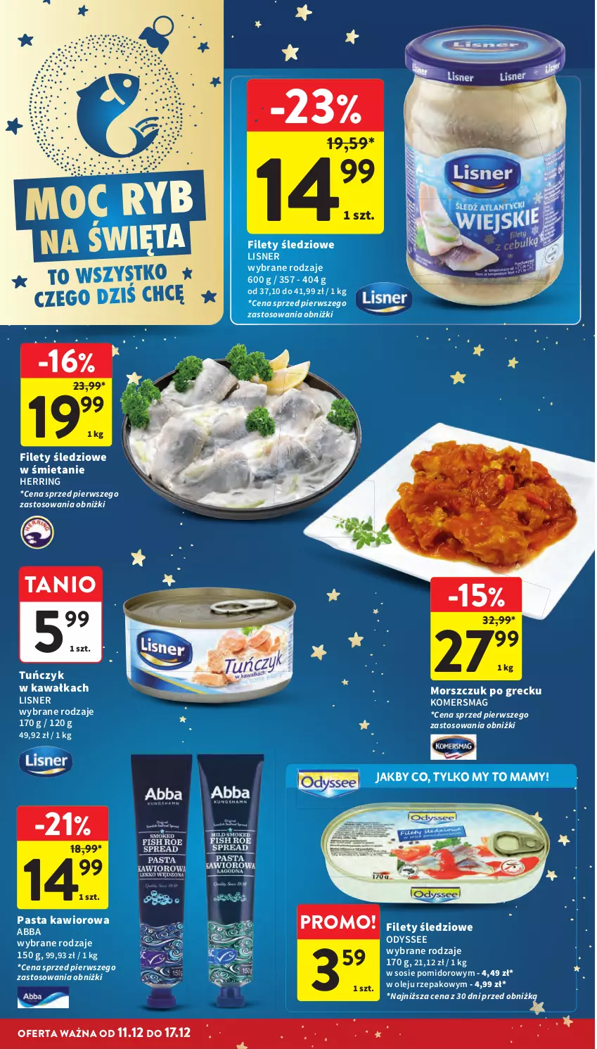 Gazetka promocyjna Intermarche - Gazetka promocyjna - ważna 11.12 do 17.12.2025 - strona 18 - produkty: Kawa, Kawior, Lisner, Olej, Sos, Tuńczyk
