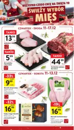 Gazetka promocyjna Intermarche - Gazetka promocyjna - Gazetka - ważna od 17.12 do 17.12.2025 - strona 29 - produkty: Kurczak, Golonka z indyka, Tusz, Skrzydełka z kurczaka, Boczek, Boczek wieprzowy